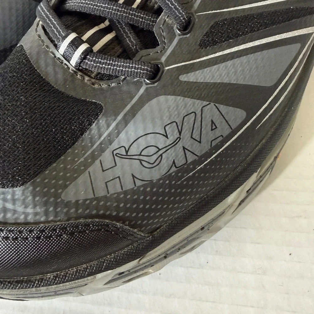 HOKA One One Mens Mafate Speed 2 Vibram Sole Black Castle Rock Sneaker Size 15‎